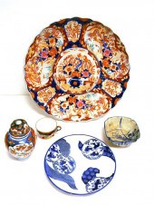 Five pieces of Japanese cerami