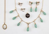 FIVE PIECES OF JEWELRYFIVE PIE