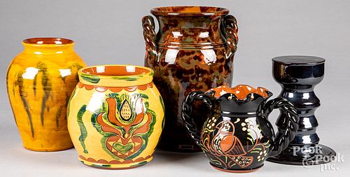 FIVE PIECES OF LESTER BREININGER
