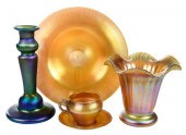 FIVE PIECES OF QUEZAL AND STEU