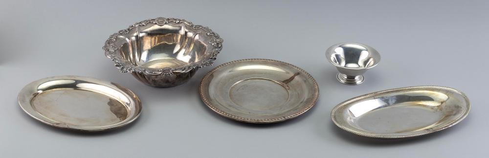 FIVE PIECES OF STERLING SILVER