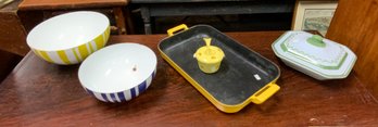 Five pieces of vintage