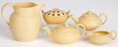 FIVE PIECES OF WEDGWOOD CANEWA