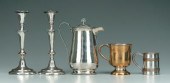 Five pieces Old Sheffield plat