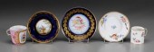 Five pieces Sevres porcelain: