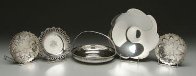 Five pieces Tiffany sterling