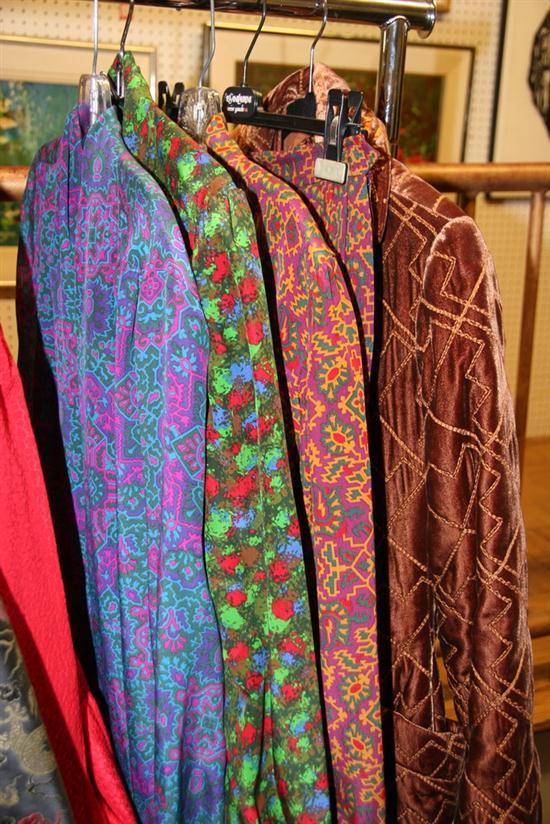FIVE PIECES VINTAGE YVES SAINT