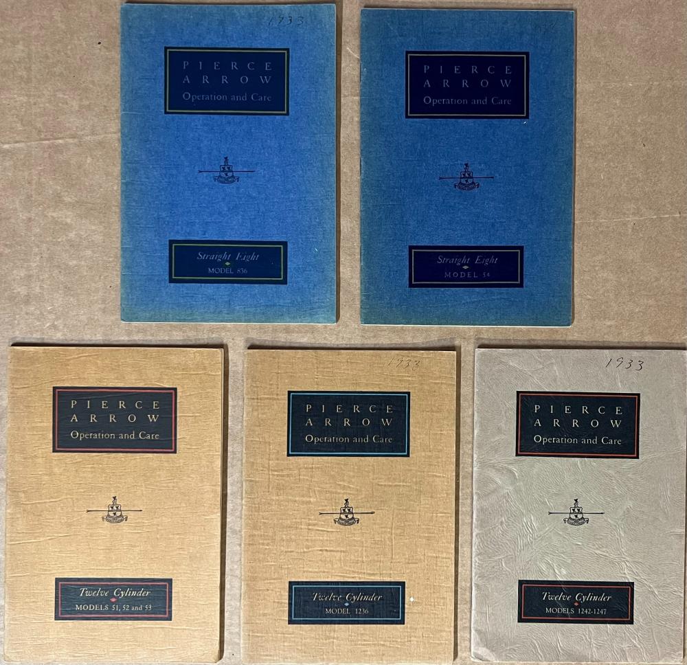 FIVE PIERCE ARROW OPERATION AND