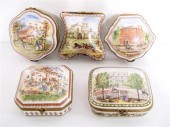 Five porcelain de Paris Nation