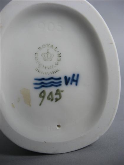 Five porcelain Royal Copenhagen
