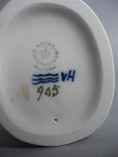 Five porcelain Royal Copenhage