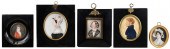 FIVE PORTRAIT MINIATURES OF ME