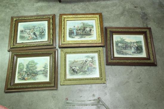 FIVE PRINTS. All by Debat Ponson