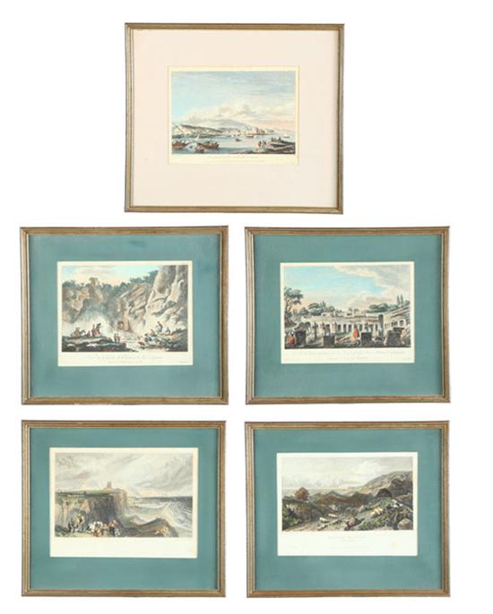 FIVE PRINTS.  European  early