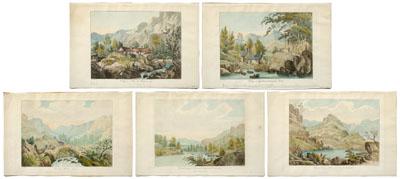 Five prints of the Lake District,