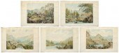 Five prints of the Lake Distri