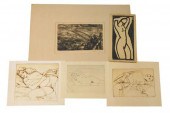 FIVE PRINTS: WALT KUHN (AMERIC