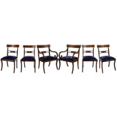 FIVE REGENCY STYLE MAHOGANY DI