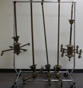 FIVE REGENCY STYLE SARCOPHAGAL