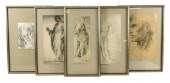 FIVE REPRODUCTION PRINTS OF DR