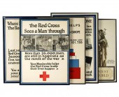 FIVE REPRODUCTION RED CROSS PO