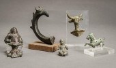 FIVE ROMAN EMPIRE BRONZE ANTIQ