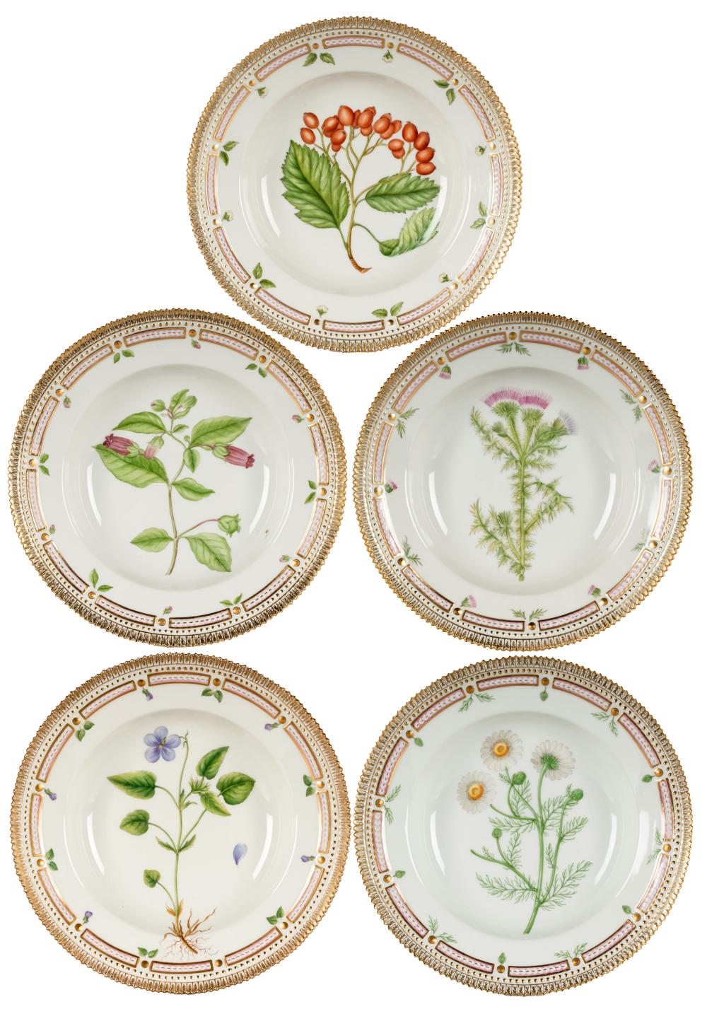 FIVE ROYAL COPENHAGEN "FLORA