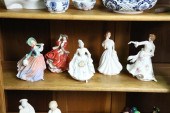 FIVE ROYAL DAULTON FIGURES. Pa