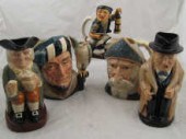 Five Royal Doulton character j