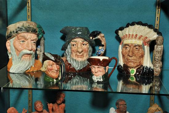 FIVE ROYAL DOULTON CHARACTER