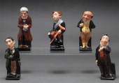 Five Royal Doulton china Charl
