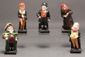 Five Royal Doulton china figur
