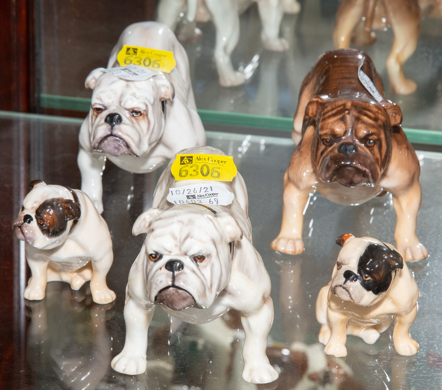 FIVE ROYAL DOULTON ENGLISH
