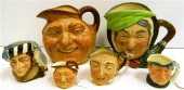 Five Royal Doulton Toby charac