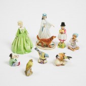 Five Royal Worcester Figures a