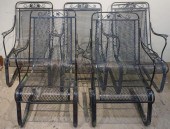 FIVE SALTERINI STYLE BLACK PAI
