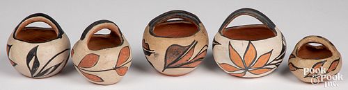 FIVE SANTO DOMINGO PUEBLO INDIAN