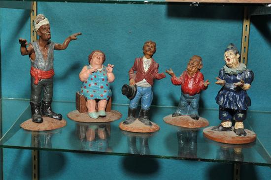 FIVE SCULPTURES BY JOEL HURST. A