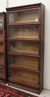FIVE-SECTION STACKING OAK BOOK