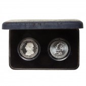 FIVE SETS PARIS MINT SILVER PE