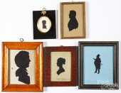 FIVE SILHOUETTES, ONE INSCRIBE
