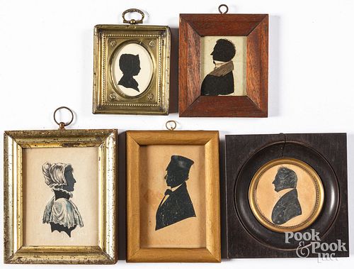 FIVE SILHOUETTESFive silhouettes,
