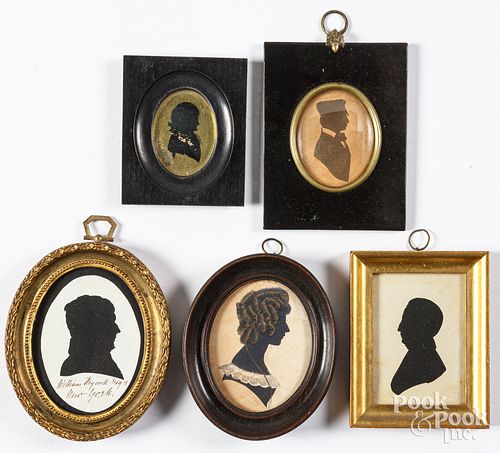 FIVE SILHOUETTESFive silhouettes,