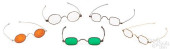FIVE SILVER AND GOLD SPECTACLE