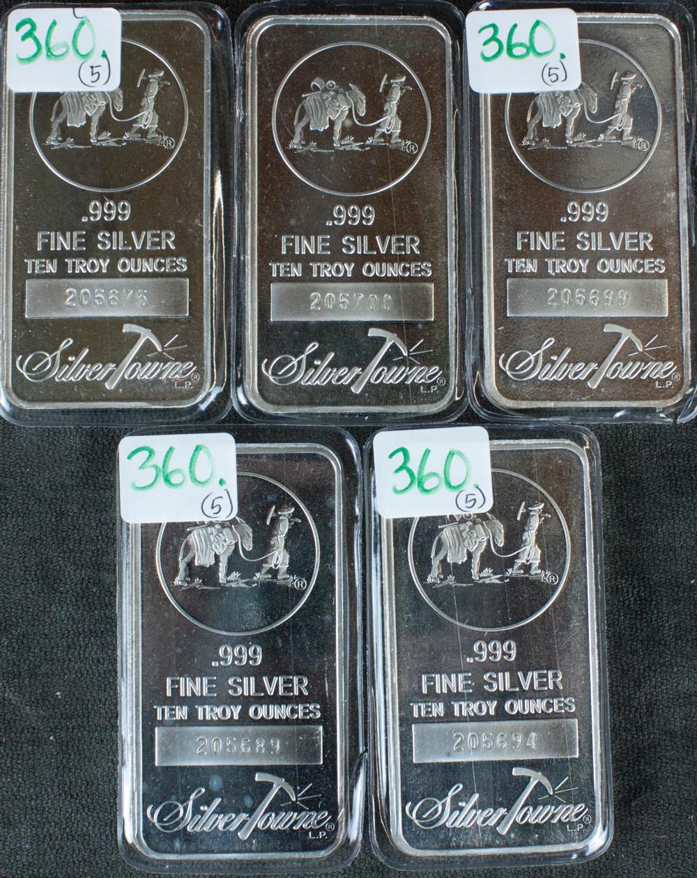 FIVE SILVER BARSFIVE SILVER BARS,