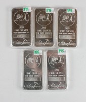 FIVE SILVER BARSFIVE SILVER BA