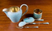 FIVE SIMILAR ITEMS OF TURQUOIS