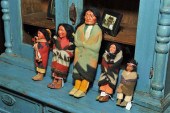 FIVE SKOOKUM INDIAN DOLLS. Inc