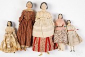FIVE SMALL GREINER TYPE PAPIER