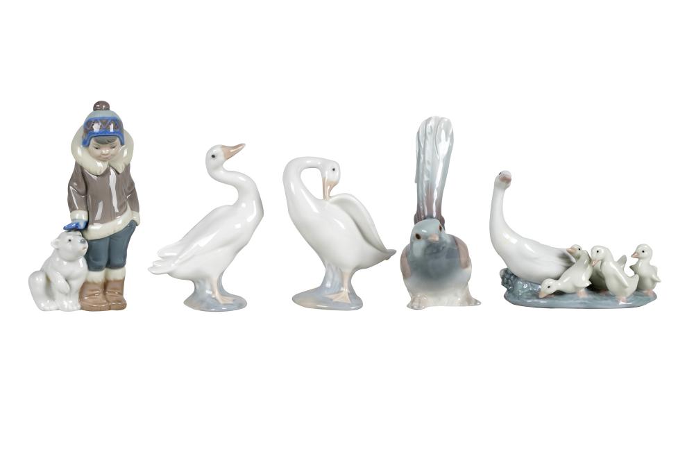 FIVE SMALL LLADRO